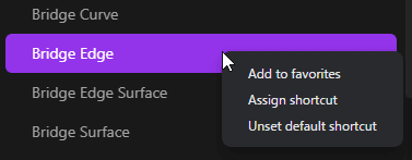 Command Palette Right-click